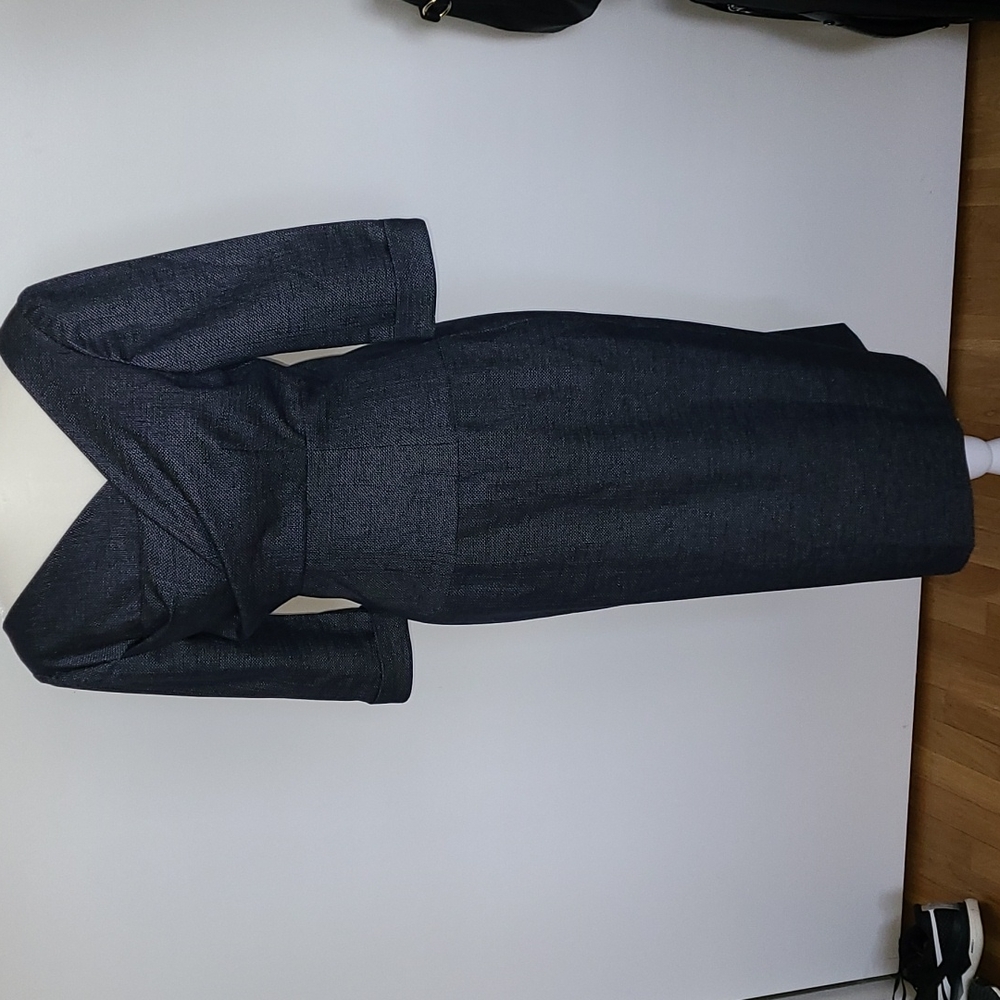 Dark Navy Blue HALO JACKIE O DENIM 3/4 dress